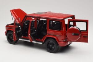 Mercedes G 500 W463 Vermelho Minichamps 1:18 110037101 Metal - imagem 5 de 8