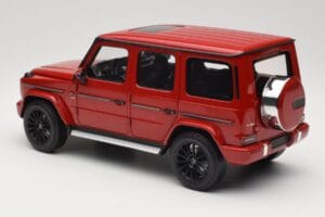 Mercedes G 500 W463 Vermelho Minichamps 1:18 110037101 Metal - imagem 7 de 8