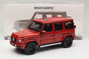 Mercedes G 500 W463 Vermelho Minichamps 1:18 110037101 Metal - imagem 8 de 8