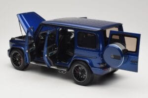 Mercedes G 63 AMG W463 Blue Metallic Minichamps 1:18 110037061 Metal - imagem 5 de 8