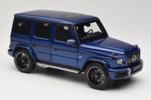 Mercedes G 63 AMG W463 Blue Metallic Minichamps 1:18 110037061 Metal - imagem 6 de 8