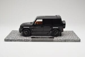 Mercedes Brabus 850 6.0 Widestar G63 W463 Obsidian Black Metallic Minichamps 1:18 107032400 Metal - imagem 3 de 6