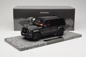 Mercedes Brabus 850 6.0 Widestar G63 W463 Obsidian Black Metallic Minichamps 1:18 107032400 Metal - imagem 6 de 6