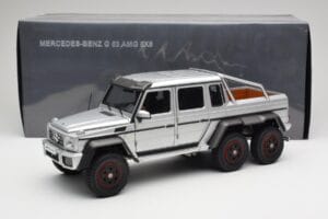 Mercedes AMG G63 W463 6x6 Iridium Prata AUTOart 1:18 76301 Compósito - imagem 8 de 8