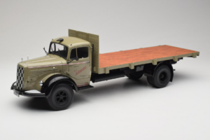 Mercedes L6600 Rungewagen Cinzento Preto Minichamps 1:18 109031050 Metal