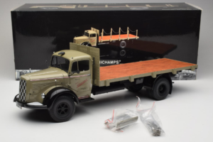 Mercedes L6600 Rungewagen Cinzento Preto Minichamps 1:18 109031050 Metal - imagem 8 de 8