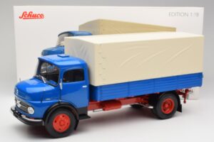 Mercedes L911 Azul Schuco 1:18 450044800 Metal - imagem 8 de 8