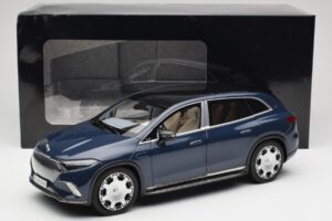 Mercedes Maybach EQS 680 V297 Azul Escuro NZG 1:18 B66960593 Metal - imagem 8 de 8