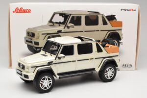 Mercedes Maybach G650 Landaulet W463 Branco Schuco 1:18 450017800 Metal - imagem 6 de 6
