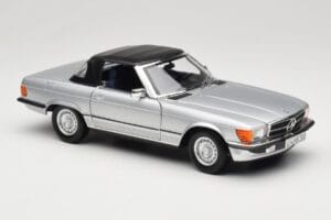 Mercedes R107 380 SL Prata Norev 1:18 183725 Metal - imagem 6 de 8