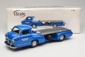 Mercedes Renntransporter Blaues Wunder iScale 1:18 118000000006-P1 Metal - imagem 6 de 6
