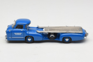 Mercedes Renntransporter Blue Wonder CMC 1:43 M-036K Metal - imagem 4 de 8