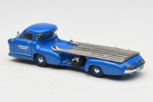 Mercedes Renntransporter Blue Wonder CMC 1:43 M-036K Metal - imagem 7 de 8