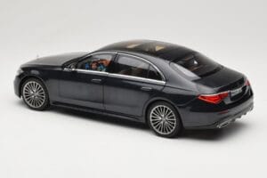 Mercedes S-Class W223 AMG Line Anthracite Blue Norev 1:18 183800 Metal - imagem 7 de 8