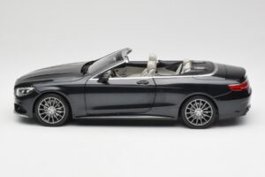 Mercedes S-Class Cabriolet A217 Magnetite Preto Metálico Norev 1:18 B66960354 Metal - imagem 4 de 8
