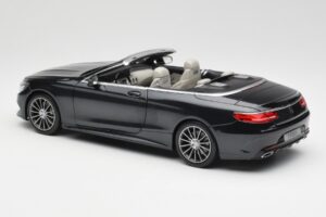 Mercedes S-Class Cabriolet A217 Magnetite Preto Metálico Norev 1:18 B66960354 Metal - imagem 7 de 8
