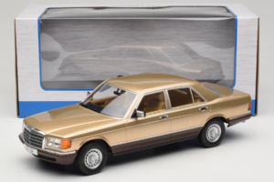 Mercedes S-Class W126 Metallic Beige MCG 1:18 MCG18548 Metal - imagem 6 de 6