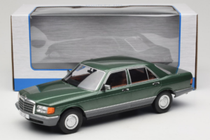 Mercedes S-Class W126 Metallic Green MCG 1:18 MCG18549 Metal - imagem 6 de 6