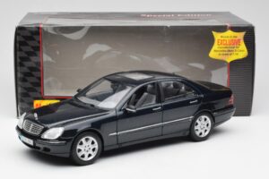 Mercedes S-Class W220 Azul Maisto 1:18 56051 Metal - imagem 8 de 8