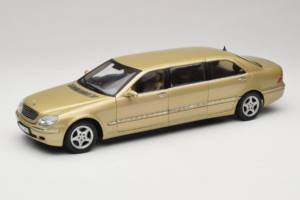 Mercedes S-Class W220 Pullman Gold Metallic Sun Star 1:18 4113 Metal
