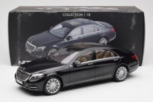 Mercedes S-Class W222 Preto Metallic Norev 1:18 183480 Metal - imagem 8 de 8