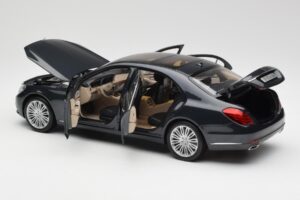 Mercedes S-Class W222 Azul Antracite Metallic Norev 1:18 B66960157 Metal - imagem 5 de 8