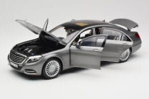Mercedes S-Class W222 Grey Metallic Norev 1:18 183481 Metal - imagem 2 de 8