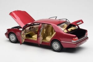 Mercedes S500 W140 Vermelho Metallic Norev 1:18 183579 Metal - imagem 5 de 8