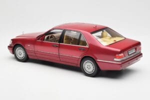 Mercedes S500 W140 Vermelho Metallic Norev 1:18 183579 Metal - imagem 7 de 8