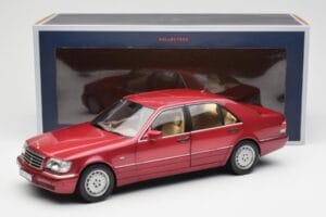 Mercedes S500 W140 Vermelho Metallic Norev 1:18 183579 Metal - imagem 8 de 8