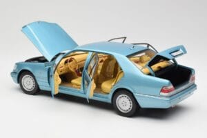 Mercedes S500 W140 Turquesa Metálico Norev 1:18 183561 Metal - imagem 5 de 8