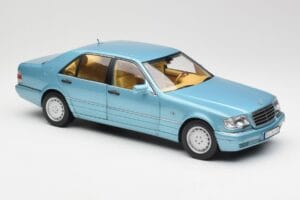 Mercedes S500 W140 Turquesa Metálico Norev 1:18 183561 Metal - imagem 6 de 8