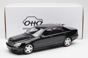 Mercedes AMG S55 W220 Preto Otto 1:18 OT832 Resina - imagem 6 de 6