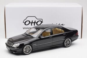 Mercedes AMG S65 W220 Preto Otto 1:18 OT846 Resina - imagem 6 de 6