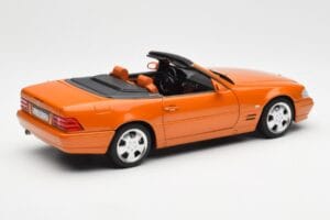 Mercedes SL 500 R129 Laranja Metallic Norev 1:18 183752 Metal - imagem 3 de 8