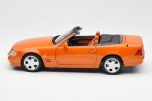 Mercedes SL 500 R129 Laranja Metallic Norev 1:18 183752 Metal - imagem 4 de 8