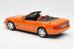 Mercedes SL 500 R129 Laranja Metallic Norev 1:18 183752 Metal - imagem 7 de 8