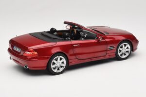 Mercedes SL 500 R230 Red Metallic Edição Limitada Norev 1:18 183841 Metal - imagem 3 de 8