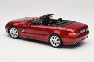 Mercedes SL 500 R230 Red Metallic Edição Limitada Norev 1:18 183841 Metal - imagem 7 de 8