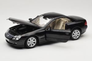 Mercedes SL R129 Preto Minichamps 1:18 B66962171 Metal - imagem 3 de 11