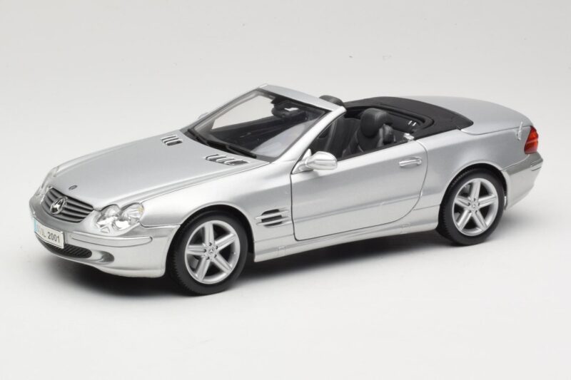 Mercedes SL R230 Prata Maisto 1:18 B66962125 Metal