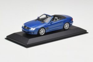 Mercedes SL R230 Tanzanite Azul Minichamps 1:43 B66962250 Metal - imagem 2 de 4
