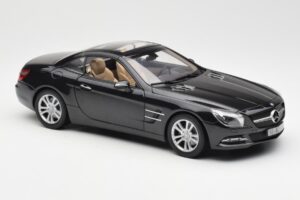 Mercedes SL R231 Magnetite Preto Metálico Norev 1:18 B66960107 Metal - imagem 7 de 9