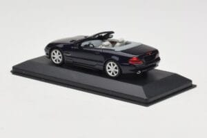 Mercedes SL500 R129 Dark Blue Metallic Minichamps 1:43 SL001 Metal - imagem 3 de 4