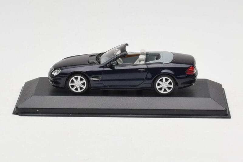 Mercedes SL500 R129 Dark Blue Metallic Minichamps 1:43 SL001 Metal