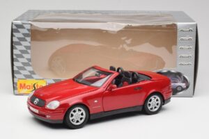 Mercedes SLK 230 R170 Vermelho Maisto 1:18 56023 Metal - imagem 9 de 9