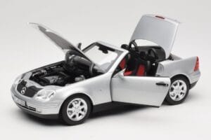 Mercedes SLK R170 Brilliant Silver Norev 1:18 183020 Metal - imagem 2 de 9