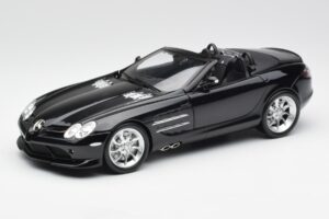 Mercedes SLR McLaren Roadster R199 Crystal Galaxit Preto Minichamps 1:18 B66961004 Metal