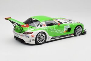 Mercedes AMG SLS C197 GT3 MS Racing #22 V. Sigacev / C. Stoll ADAC GT Masters 2011 Minichamps 1:18 151113102 Metal - imagem 2 de 6