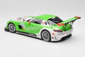 Mercedes AMG SLS C197 GT3 MS Racing #22 V. Sigacev / C. Stoll ADAC GT Masters 2011 Minichamps 1:18 151113102 Metal - imagem 5 de 6